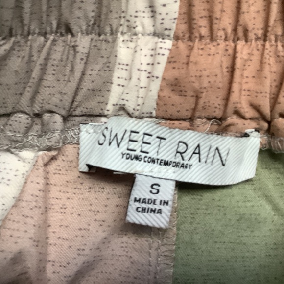 Sweet Rain Multicolor Wide Leg Pants - Picture 3 of 4